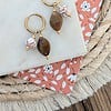 Autumn vibes oorbellen RVS
