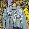 Boho Lace Denim Jacket – One of a Kind