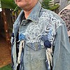 Boho Lace Denim Jacket – One of a Kind