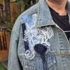 Boho Lace Denim Jacket – One of a Kind