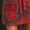 Boho Patchwork Korte Rok – 100% Katoen – Festival Style