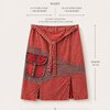 Boho Patchwork Korte Rok – 100% Katoen – Festival Style