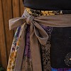 Boho Patchwork Wrap Rok Paars ā 100% Katoen | Handmade in Nepal
