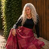 Boho Wrap Rok Rood â Patchwork Maxi Rok â 100% Katoen
