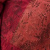 Boho Wrap Rok Rood â Patchwork Maxi Rok â 100% Katoen