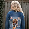 Flower Child– Upcycled Denim Jasje