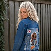 Flower Child– Upcycled Denim Jasje