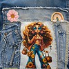 Flower Child– Upcycled Denim Jasje
