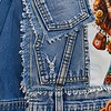 Flower Child– Upcycled Denim Jasje