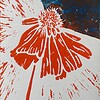 Flower power linoprint
