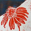 Flower power linoprint