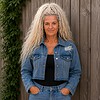 Freedom & Love – One of a Kind Upcycled Denim Festival Jacket