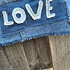 Freedom & Love – One of a Kind Upcycled Denim Festival Jacket
