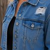 Freedom & Love – One of a Kind Upcycled Denim Festival Jacket