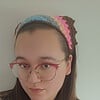 Gehaakte bandana | Turquoise, denimblauw, perzikoranje, neon roze en donkerbruin