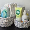 Gehaakte opbergmanden set van 2 met Stitch afbeelding | Babykamer