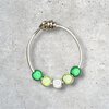 Groene ombre ring
