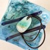 Handgemaakt glazen sieraden schaaltje, klein handgemaakt glazen schaaltje.