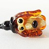Handgemaakte Halloween glaskralen – set van 3 lampwork kralen
