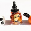 Handgemaakte Halloween glaskralen – set van 3 lampwork kralen