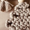 Handgemaakte macramé kerstboompjes – set van 3 kersthangers