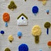 Kunstwerk van wol - It takes a village