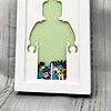Licht groen 💚 Unieke minifiguur display fotolijst (10x15 cm) voor LEGO fans!