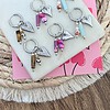 Lovely heart oorbellen zilver