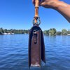 Madrid Bambú - leren handtas met gouden strap