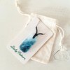 Oceaan - zee hanger ketting: handgemaakt blauw wit glazen zeesieraad, op zee geïnspireerd betekenisvol cadeau