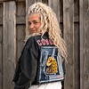 One of a Kind Cowgirl Upcycled Denim Jacket – Handmade