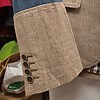 One of a Kind Upcycled Blazer met Denim Applicatie