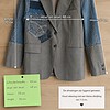 One of a Kind Upcycled Blazer met Denim Patchwork – Handmade Atelier