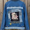 Soul Clean – One of a Kind Upcycled Denim Jasje met Cowgirl Artwork