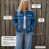 Soul Clean – One of a Kind Upcycled Denim Jasje met Cowgirl Artwork
