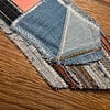 Upcycled Denim Ketting-Stropdas met Parels – One of a Kind