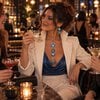 Vrijheid & Oceanic Boho, statement ketting en oorbellen met zeeschildpadden