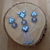 Vrijheid & Oceanic Boho, statement ketting en oorbellen met zeeschildpadden