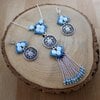 Vrijheid & Oceanic Boho, statement ketting en oorbellen met zeeschildpadden