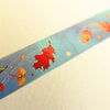 Washitape Autumn buddies, herfst bladeren, eikeltjes, herfst patroon 1,5cmx10m