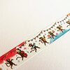 Washitape Fanfare kitties, muziek spelende poezen, journaling, 1,5cmx10m