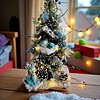 Winterdroom – Handgemaakt Kersttafereel met Hertjes & Verlichting
