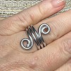 Zilveren statement ring