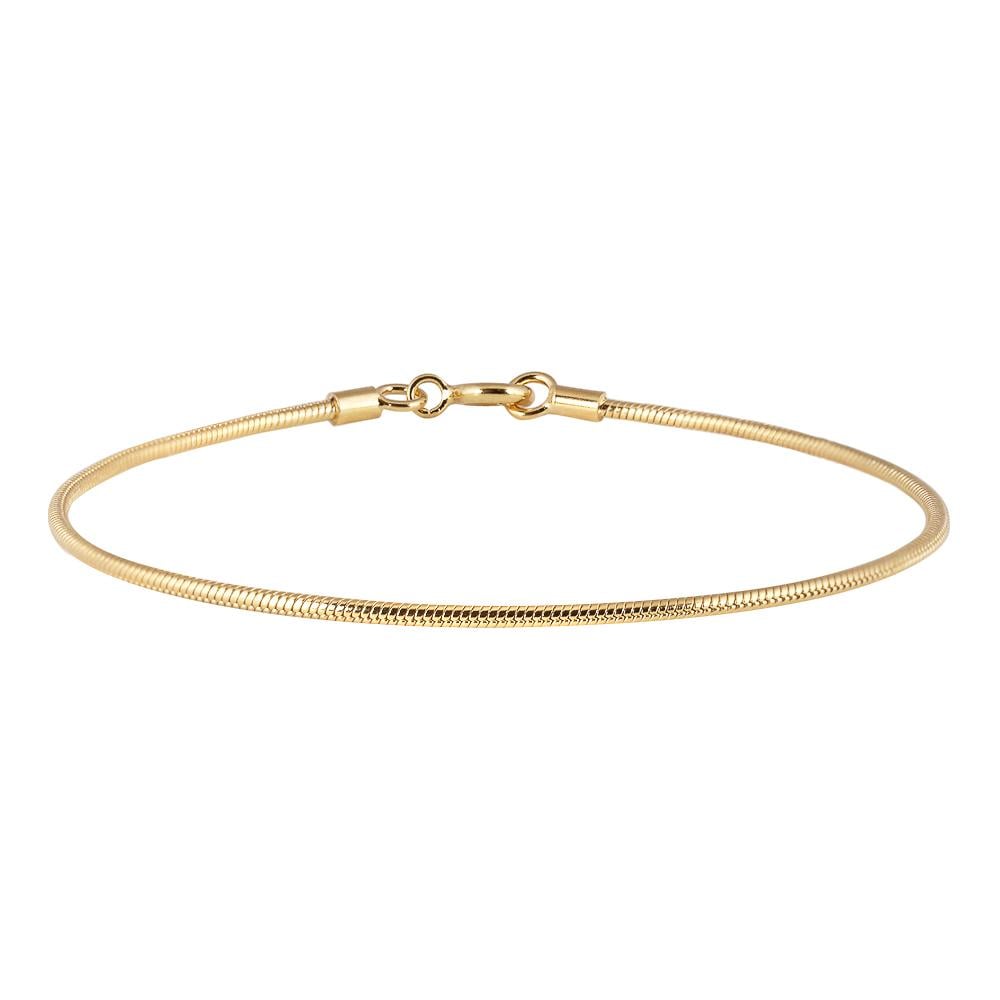 Gold Plated Bracelet Round Link - 3872.jpeg Gold Plated Bracelet Round Link