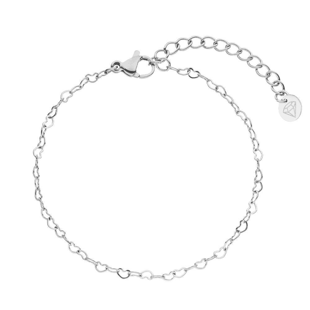 Onbeperkte Hartjes Armband - 18K Gold Plated