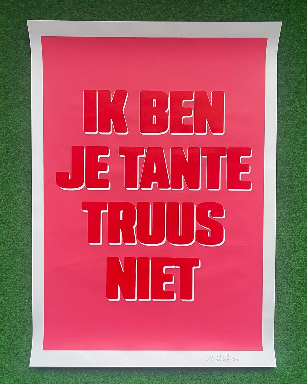 Zeefdruk - Tante Truus - 118325 Zeefdruk - Tante Truus