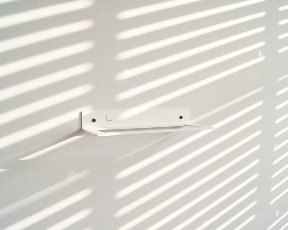 STERKSTAEL Dionysos WIT - wijnrek voor aan de muur metaal - poedercoating - staal - kleur wit - 1 stuk