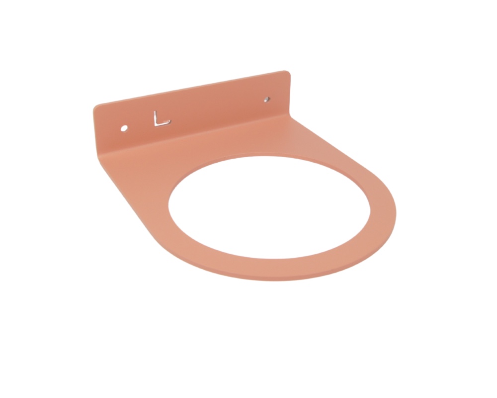 STERKSTAEL Flora S Dusty Rose - bloempothouder - kleur oud roze - voor bloempot met een diameter van 12cm - poedercoating - staal