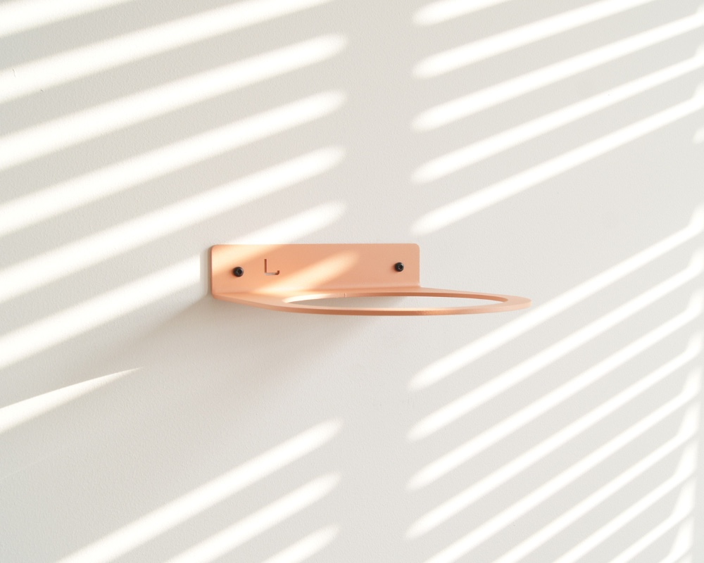 STERKSTAEL Flora S Dusty Rose - bloempothouder - kleur oud roze - voor bloempot met een diameter van 12cm - poedercoating - staal