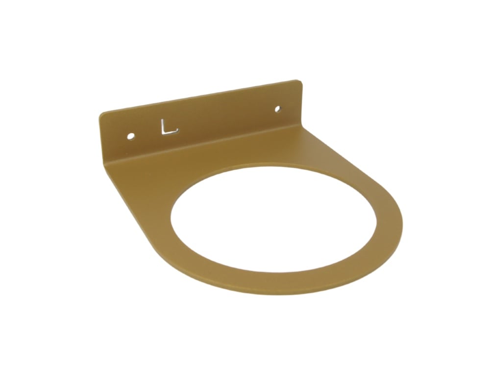 STERKSTAEL Flora S Eco Pot Petrol Green - bloempothouder - kleur houder goud - kleur pot donkergroen - inclusief bloempot ø12cm - poedercoating - staal